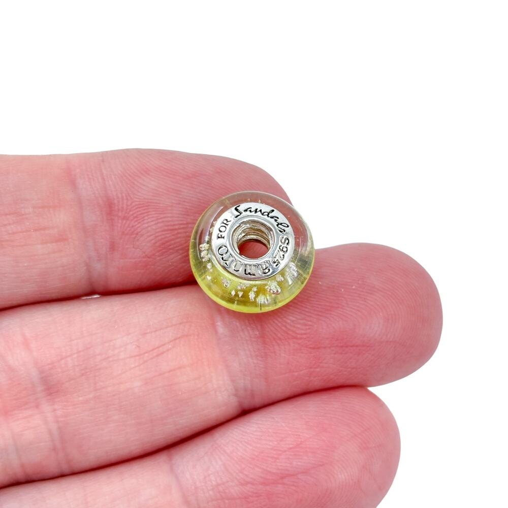 Vintage Sterling Silver 925 Amoro Ochi Jamaica Charm Bead